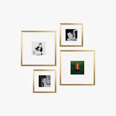 4'lü çerçeve seti, 4 çerçeveli galeri duvarı
