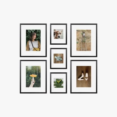 7'li çerçeve seti, siyah çerçeve seti