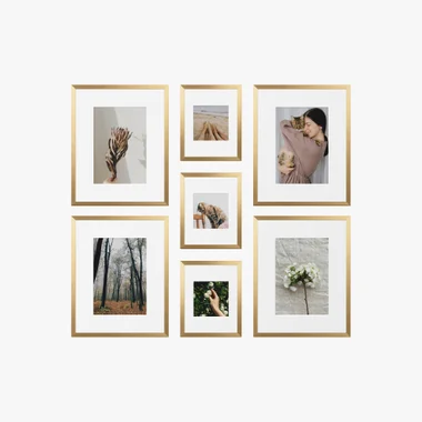 7'li çerçeve seti, gold çerçeve seti