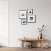 4'lü çerçeve seti, 4 çerçeveli galeri duvarı, siyah çerçeve seti