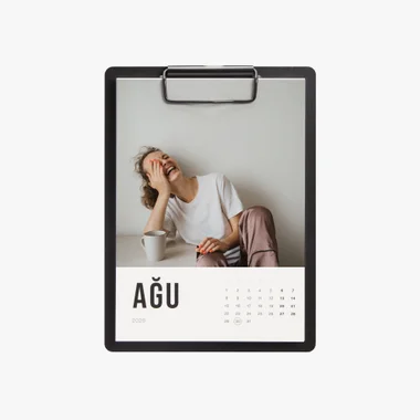 Doğum günü hediyesi özel tasarım resimli magnet takvim 2026