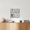 4'lü Siyah 24x24 Slim Çerçeve Seti